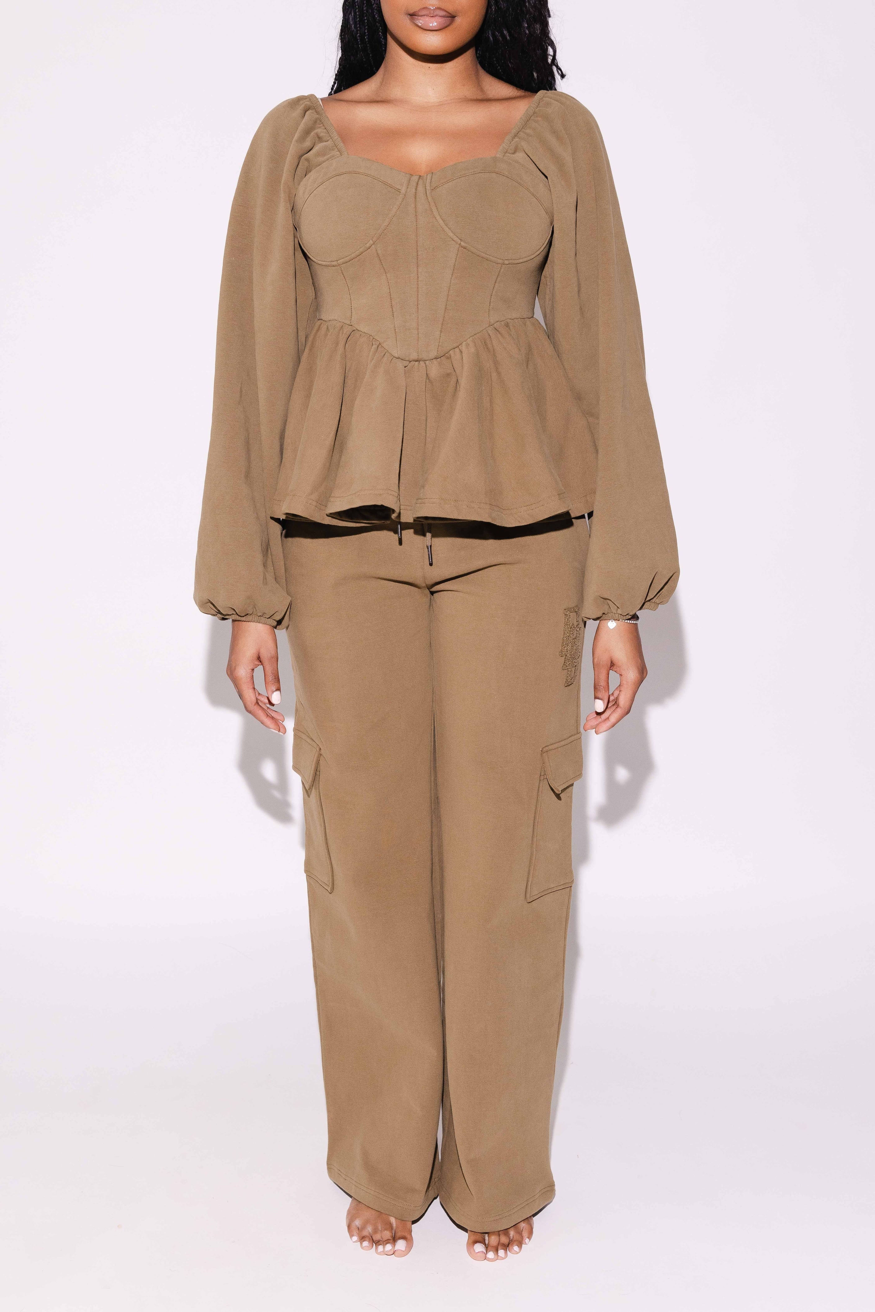 Cozy Flight Peplum Top – Fancy Homebody