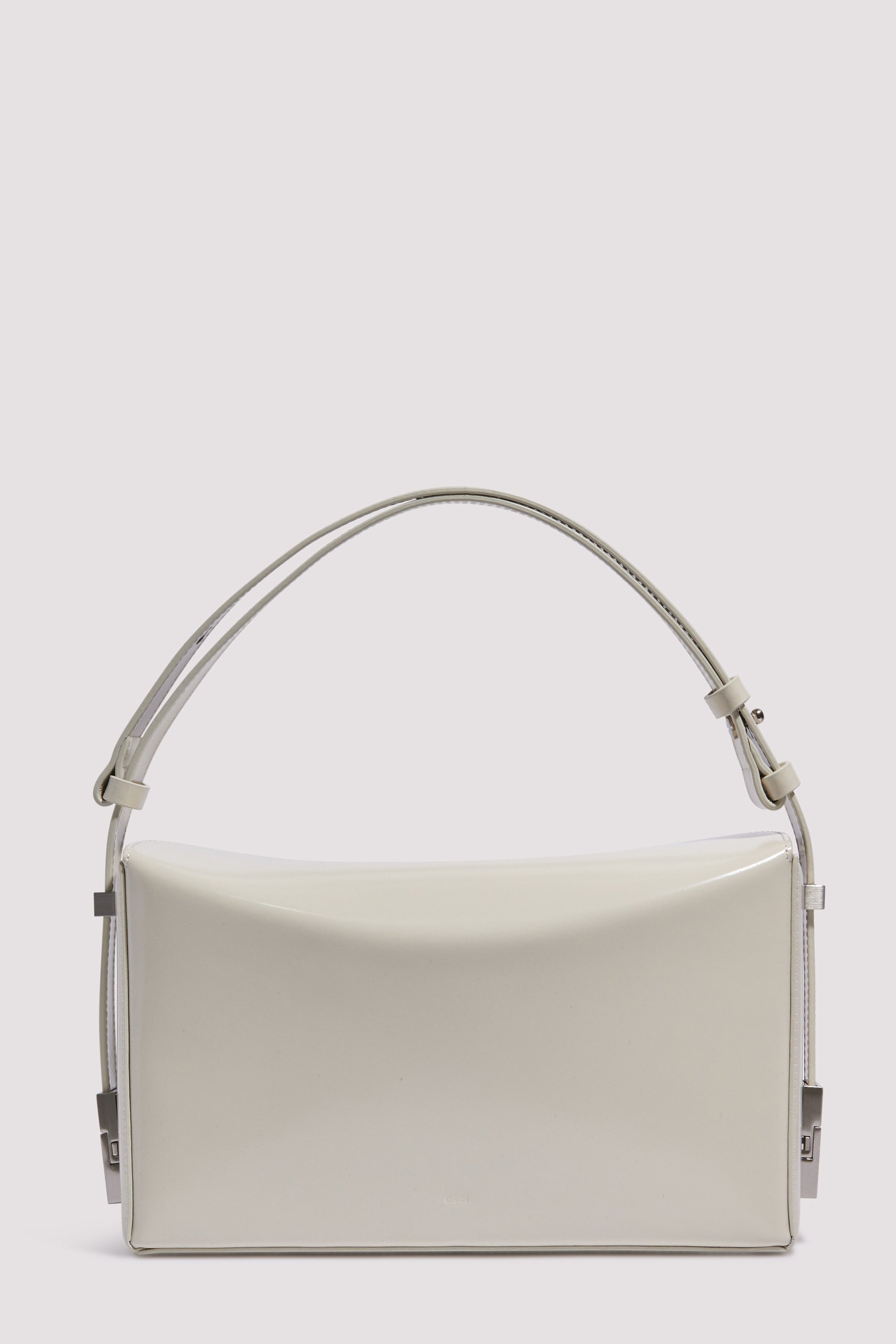 Osoi White Sandy Leather Shoulder Bag