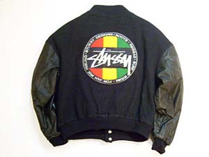 STUSSY スタジャン ”ラスタ柄”