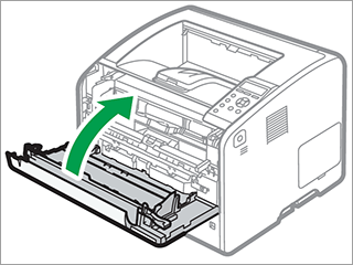 トナーまたはドラムユニットが正しくセットされていないと表示される