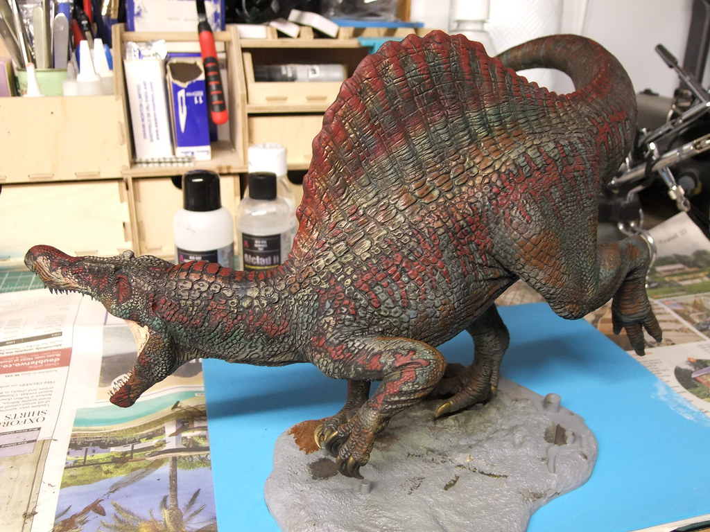 Spinosaurus - Pegasus Hobbies 1/24 Diorama set - Figure Work In