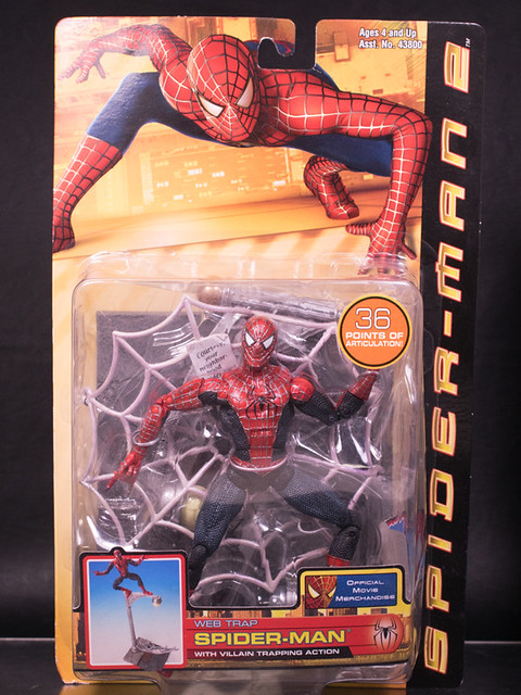 レビュー ToyBiz 映画『スパイダーマン2』6インチフィギュア アソート1