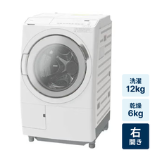 レンタル] パナソニック 【左開き】洗濯12kg/乾燥6kg ななめドラム式