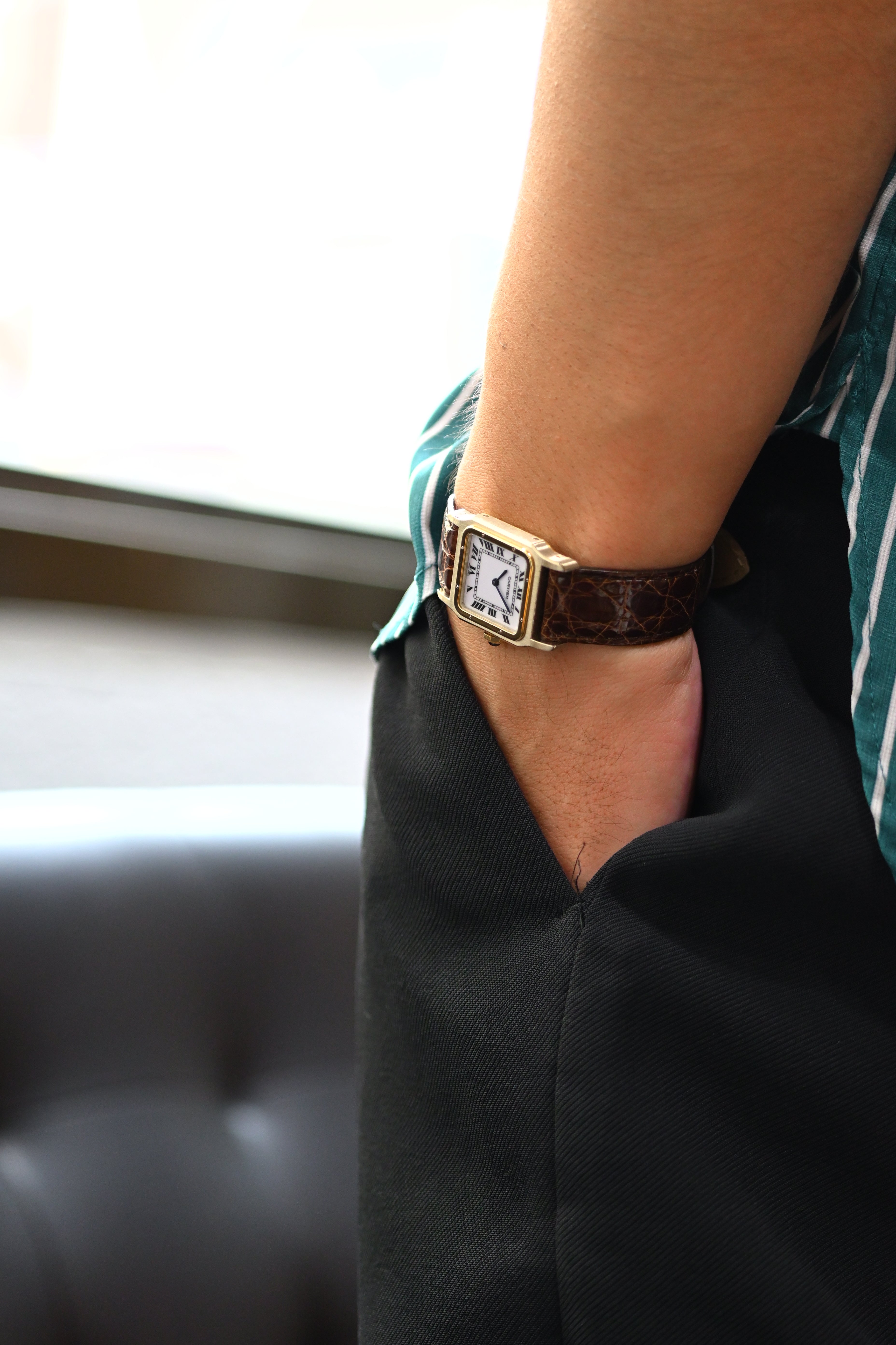 CARTIER カルティエ サントスデュモン LMサイズ 18K Deux Ors