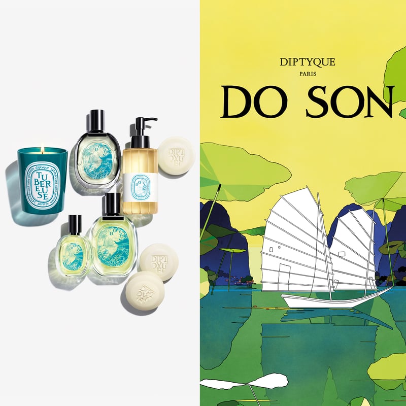 ディプティック「ド ソン」から限定コレクション 誕生エピソードを映