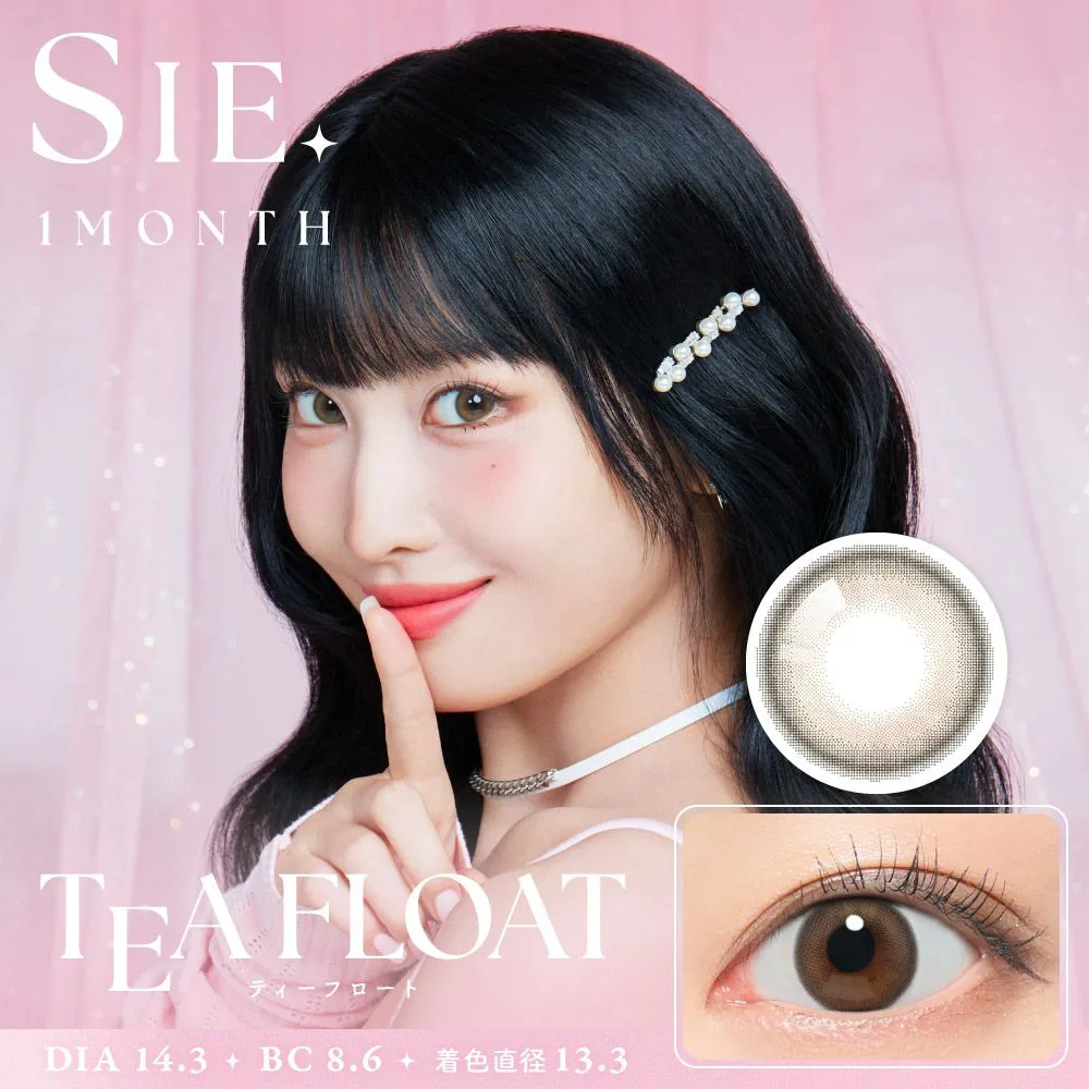 カラコン】SIE. 1month《ティーフロート》 度あり 度なし 《両目分(2枚