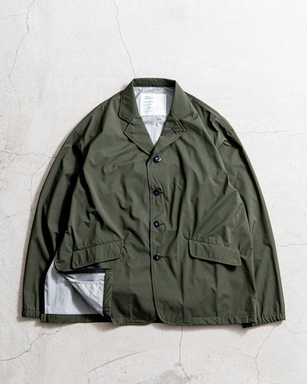 通販] UNTRACE (アントレース) 3L Stand Collar Coat_185 商品ページ