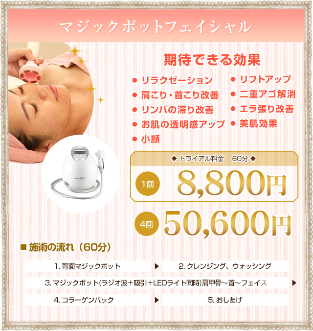 フェイシャル｜脱毛なら大阪福島にあるサロン フェミニンエステ