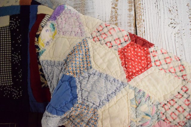 古布 キルト 羽織 カラフル ｜ヴィンテージ古着屋Feeet 通販 名古屋