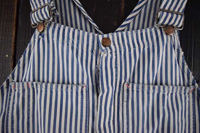 50's〜60's BIGMAC ヒッコリーストライプオーバーオール50年代 60年代