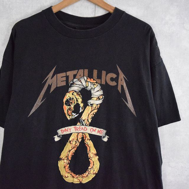 メタリカ Tシャツ 2005コピーライト LLICA パスヘッド 黒 L メタリカ T