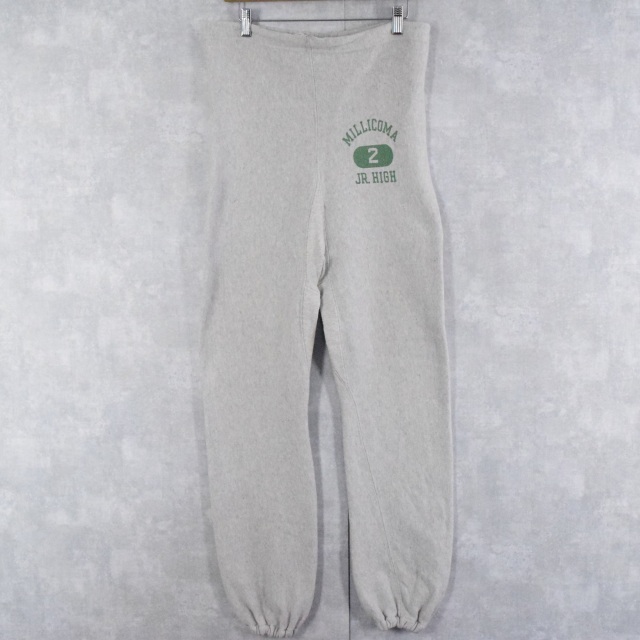 70年代 グレー 霜降り チャンピオン リバースウィーブ トレーナー