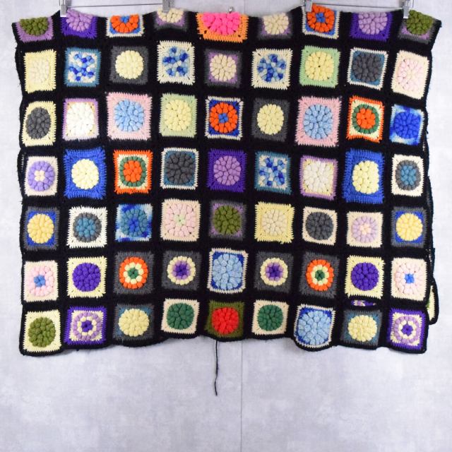 ハンドメイド 手編み グラニースクエア グラニーニット インテリア