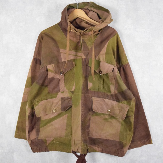 40年代 40s ミリタリー イギリス軍 英国 迷彩 プルオーバー ジャケット