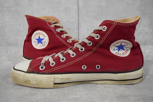 90年代 90s コンバース オールスター アメリカ製 MADE IN USA 赤