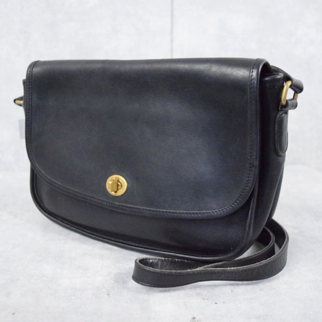 80年代 80sオールドコーチ OLD 黒 ブラック 革 無地 | ビンテージ古着