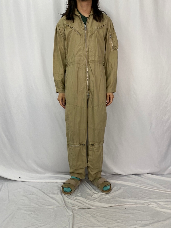 50年代 50s アメリカ軍 米軍 海軍 ミリタリー ベージュ オールインワン