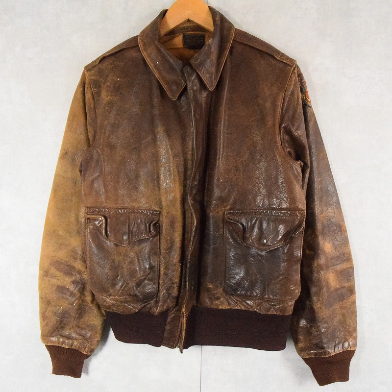 40年代 40s アメリカ軍 米軍 エアフォース WWII 空軍 ミリタリー 茶色
