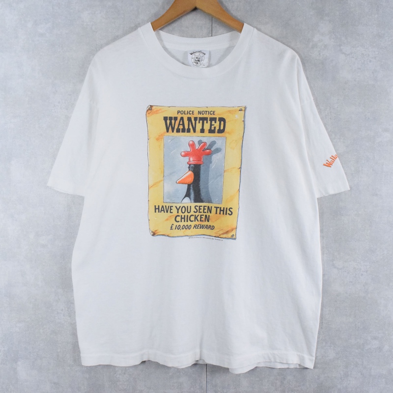 90年代 90s ウォレスとグルミット フェザーズ・マッグロウ 白 ホワイト