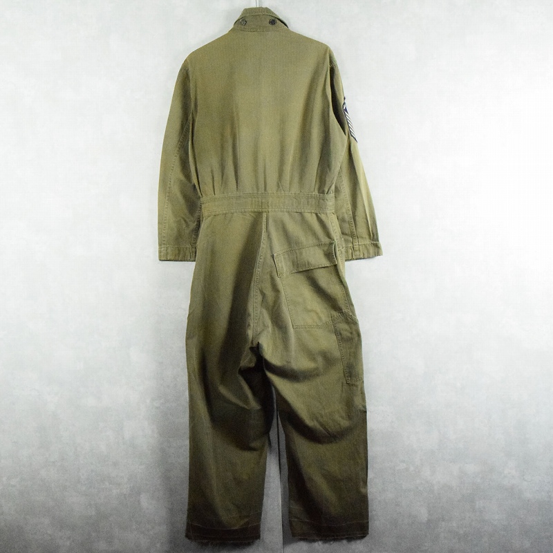 40s 40年代 アメリカ軍 ヘリンボーンツイル ミリタリー ジャンプスーツ