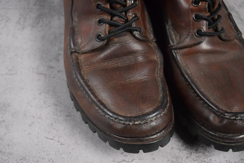 50s 50年代 ラッセルモカシン レザーブーツ レースアップ 革靴