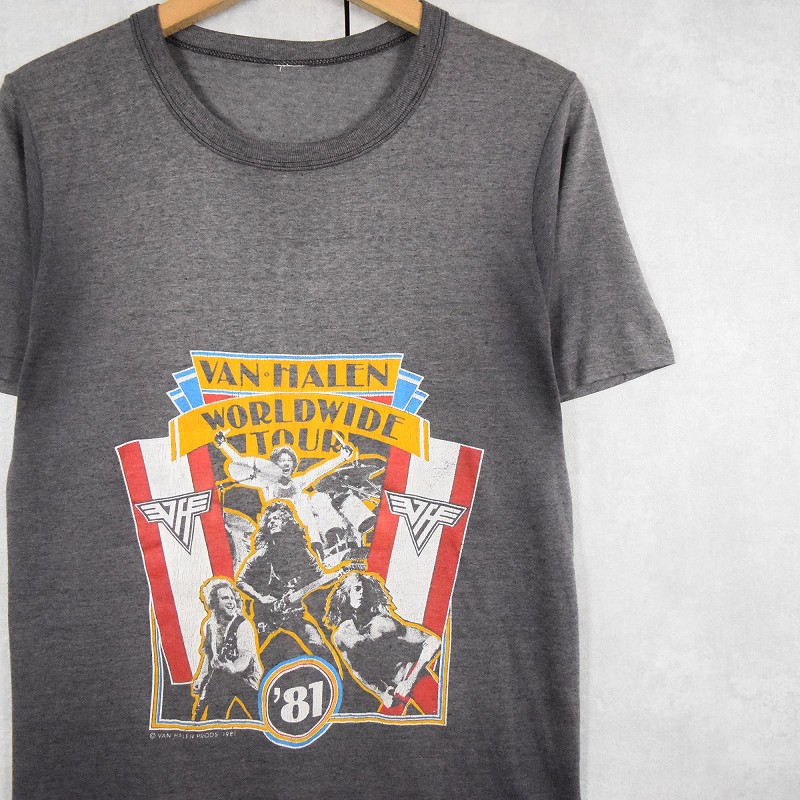 80s 80年代 バンヘイレン ヴァンヘイレン バンT 音楽 ミュージック