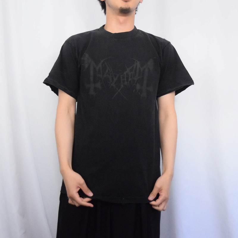 メイヘム ブラック 黒 バンT ミュージック 音楽 │ヴィテージ古着屋