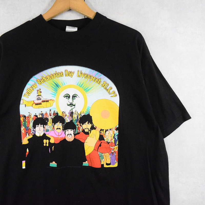 90s 90年代 イエローサブマリン ビートルズ バンT バンド 音楽