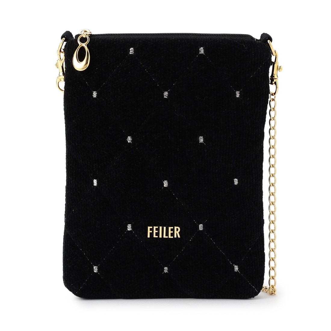 ユニ チェーンポシェット UNI-257228(ブラック): FEILER｜フェイラー