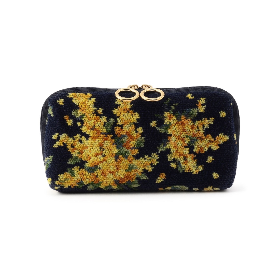 ミモザソラーレ 便利ポーチ MSO-246051（WEB限定）(ネイビー): FEILER