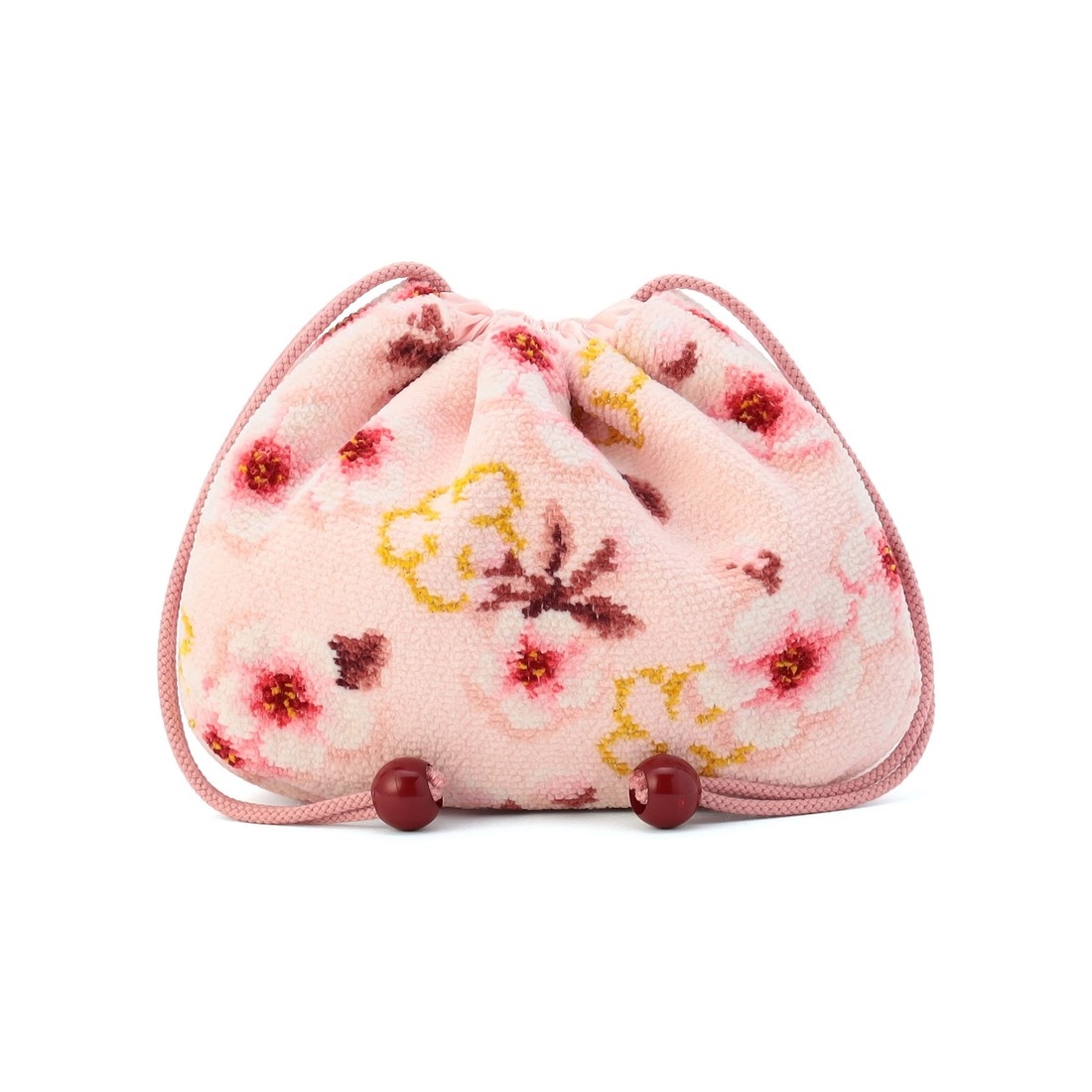 コイザクラ マチ付き巾着 KOI-260207（WEB限定）(ペールピンク