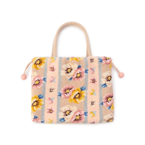 アネモネパドドゥ 手つき巾着 APD-260007(ペールアプリコット): FEILER