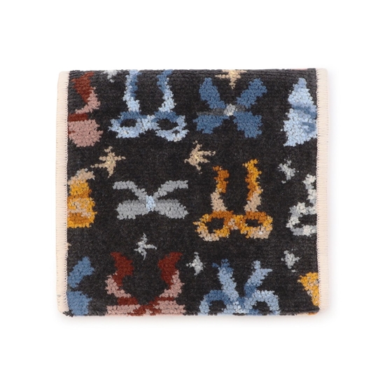 メニーリボンズ ハンカチポーチ(チャコールグレー): LOVERARY BY