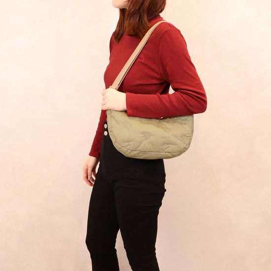 ハイジ ハーフムーンバッグ HE-257318(ベージュ): FEILER｜フェイラー