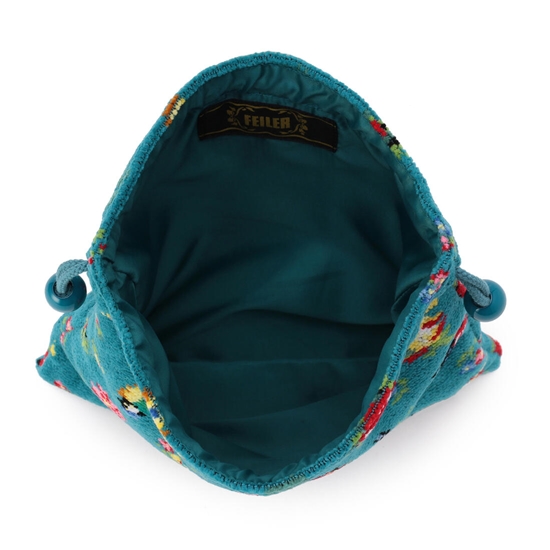 ハイジ 巾着 HE-226019（WEB限定）(ブルー): FEILER｜フェイラー公式