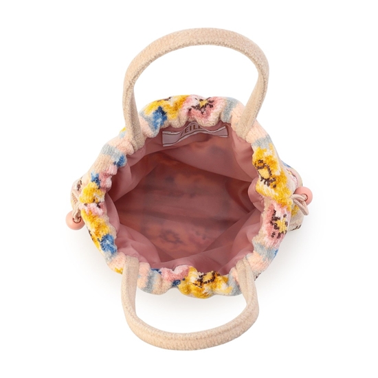 アネモネパドドゥ 手つき巾着 APD-260007(ペールアプリコット): FEILER