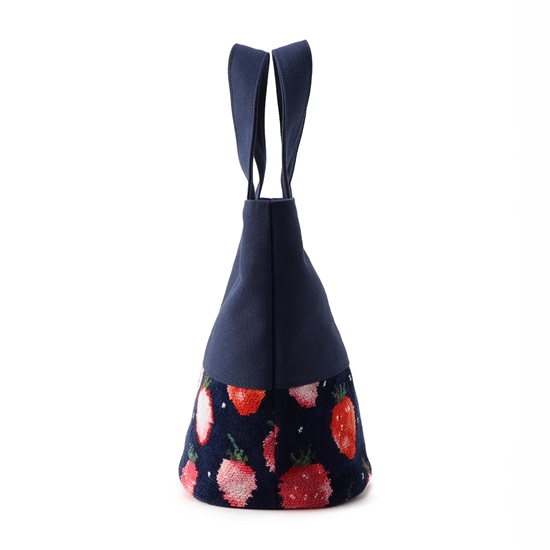 ストロベリードット バッグ L/STD-223014(ネイビー): LOVERARY BY