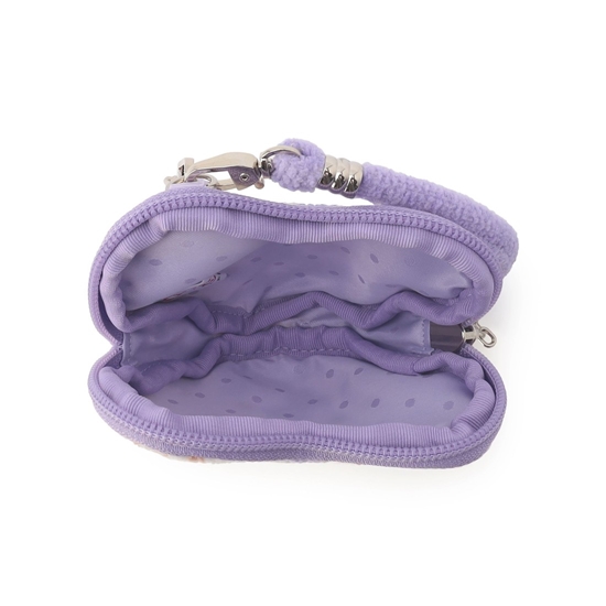 モフモフネコチャン ハート型ポーチ L/MNC-260284（WEB限定）(ペール