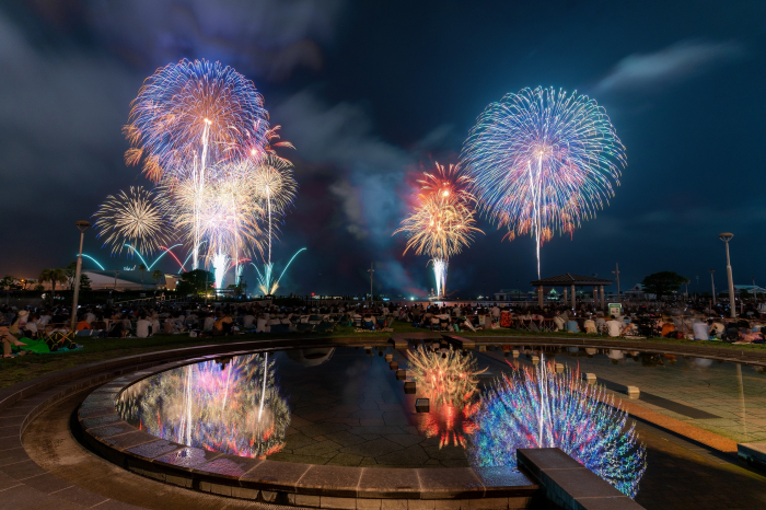 第23回かごしま錦江湾サマーナイト大花火大会 - 「HANABITO」全国花火