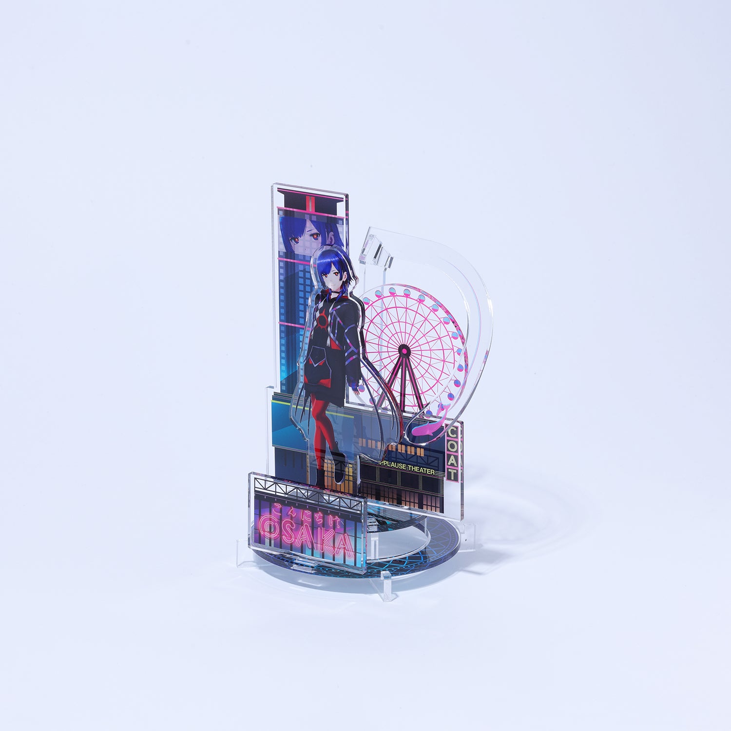 KAMITSUBAKI STUDIO×HELLO OSAKA】立体アクリルスタンド 谷置 狸眼（理