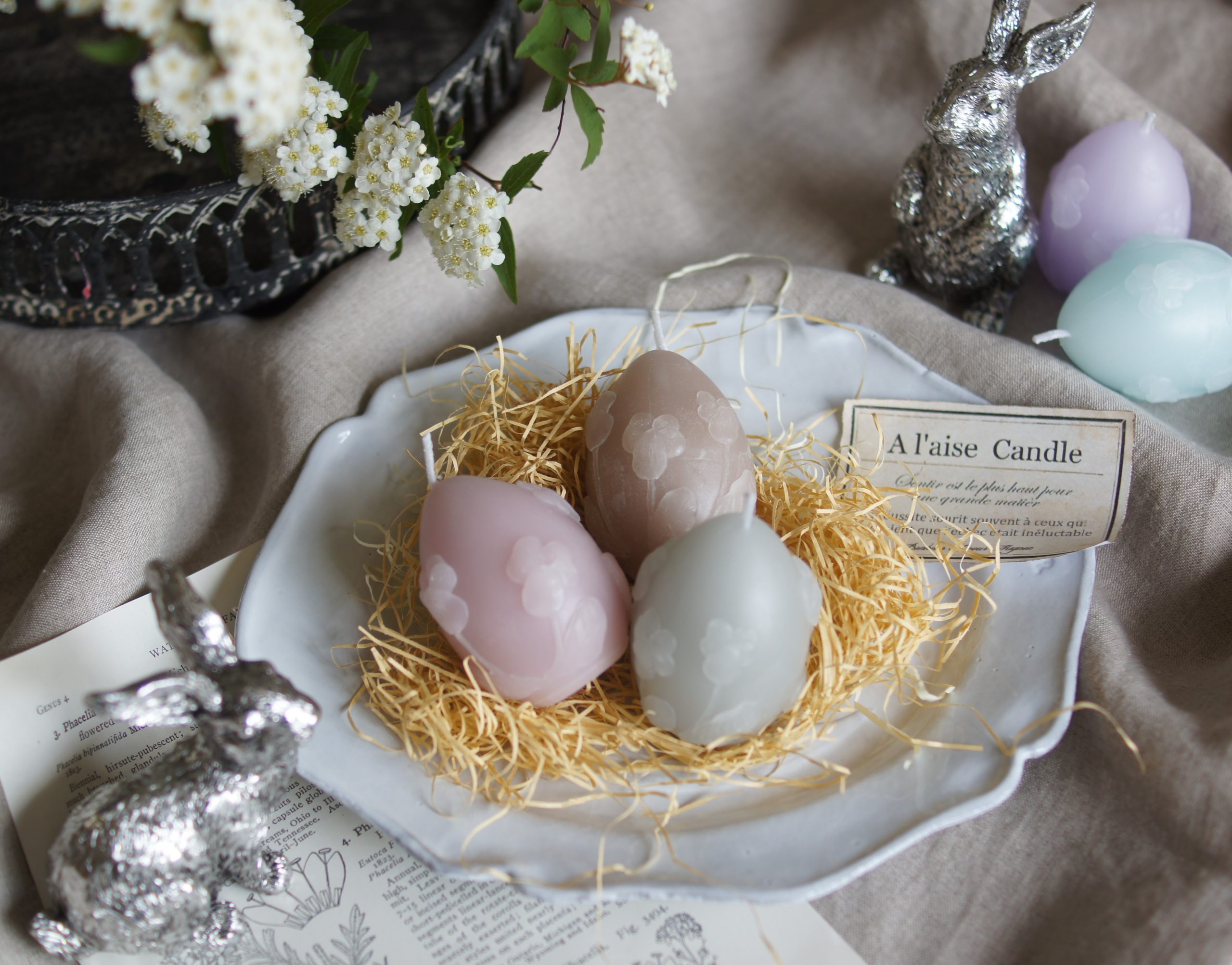 エッグキャンドルでハッピーイースター！ |