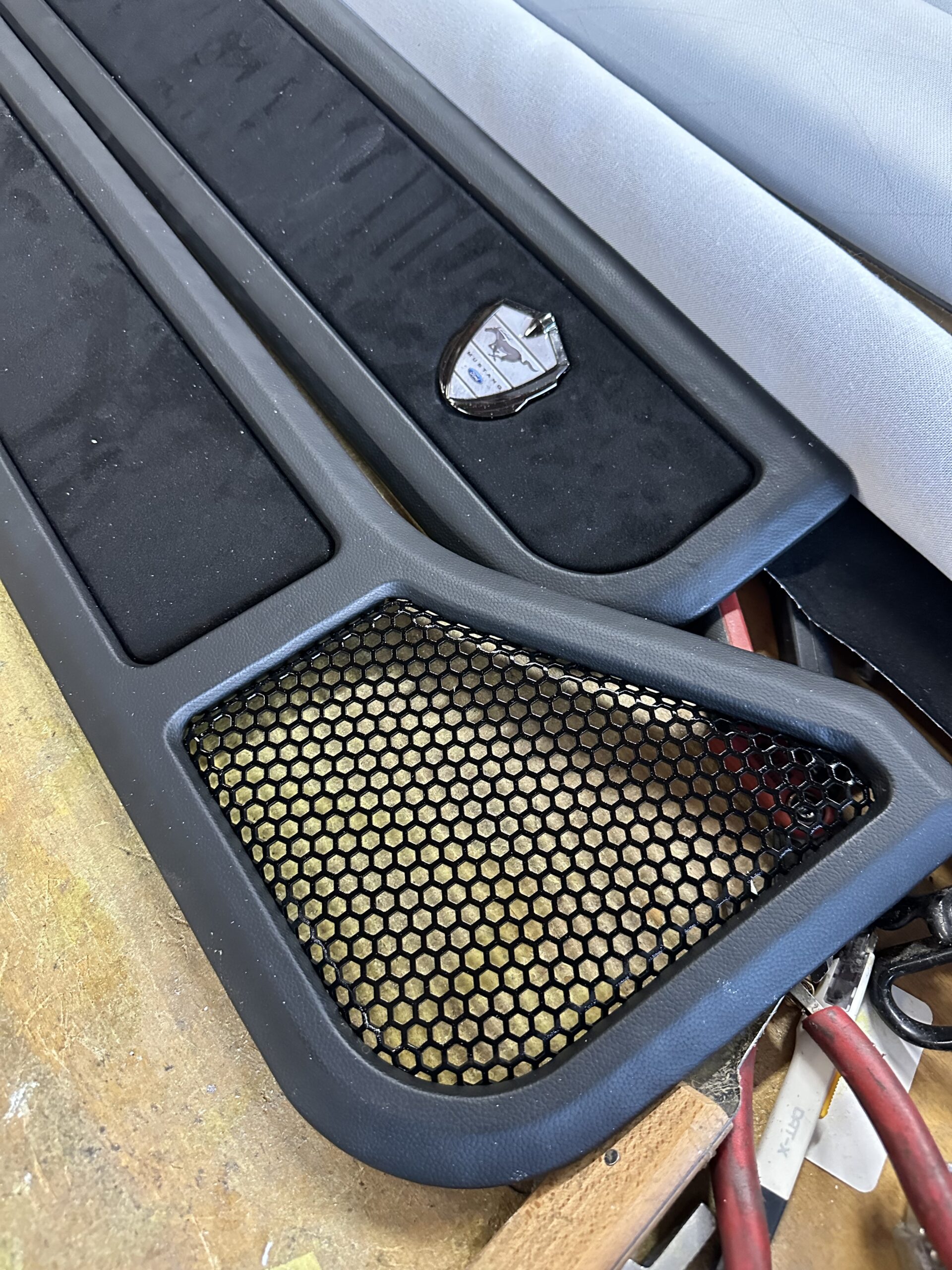 87-93 FOXBODY MUSTANG Covered Full Length Lower Door Trim W