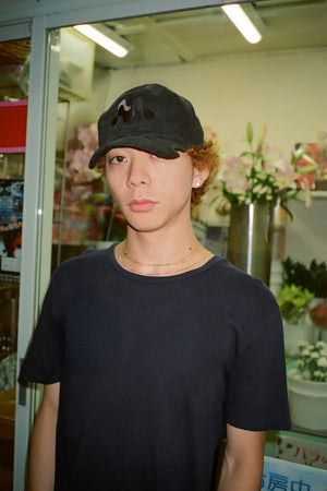 Distressed Notch Cap / Faded Black ノッチ ブラック キャップ FIFTH