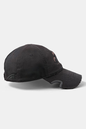 Distressed Notch Cap / Faded Black ノッチ ブラック キャップ FIFTH