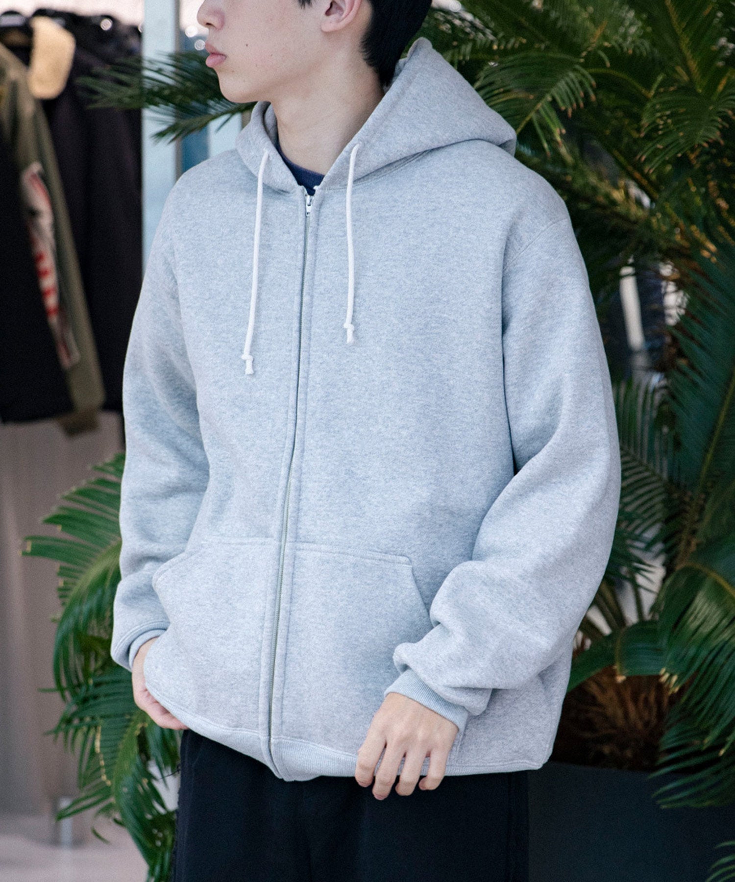 ZIPUP HOODIE GREY - AVIREX7522 (アヴィレックス7522) - tops
