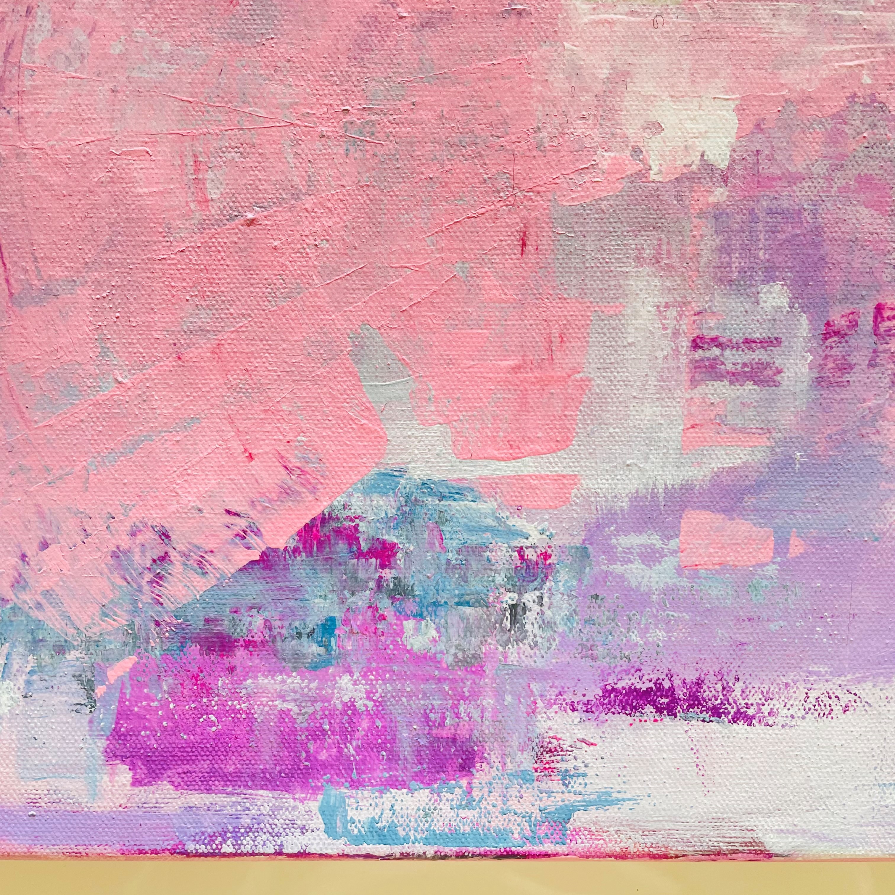 旋風 ～Uplifting pink by Mamiko Okubo - 絵画販売・購入・レンタル