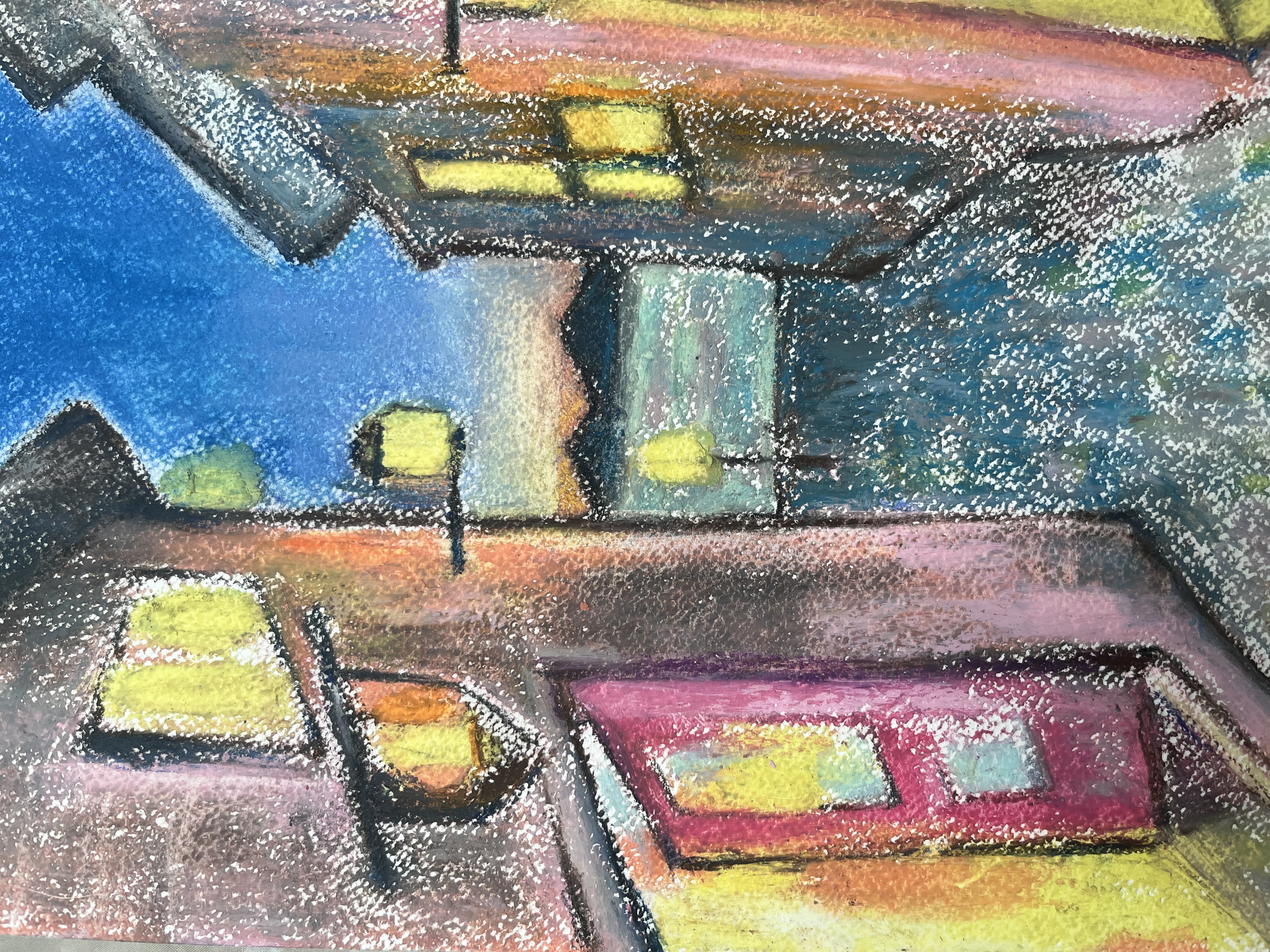 風景画 パリ 油絵「赤い扉のBAR」 by Katsu/中野克彦 - 絵画販売