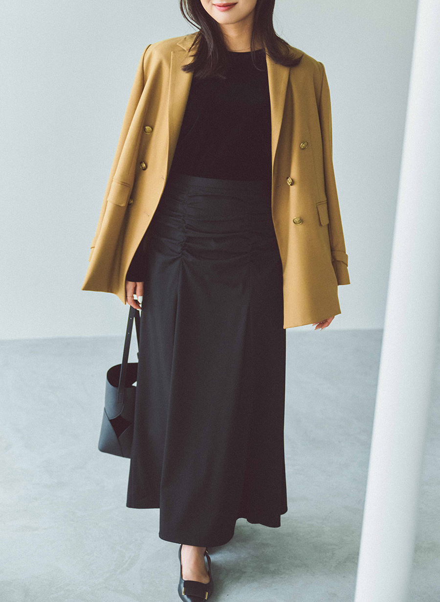 ギャザーディテールスカート｜LOUNIE（ルーニィ）公式サイト／公式