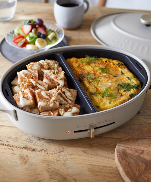 オーバルホットプレート＋ハーフプレート＋グリルプレート＋刻印