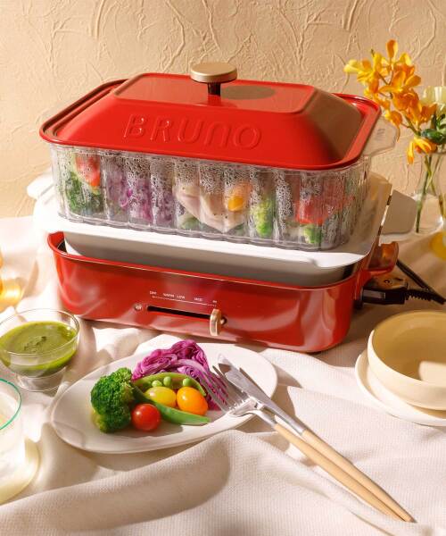 コンパクトホットプレート用スチーマー(1段) の通販 | BRUNO online